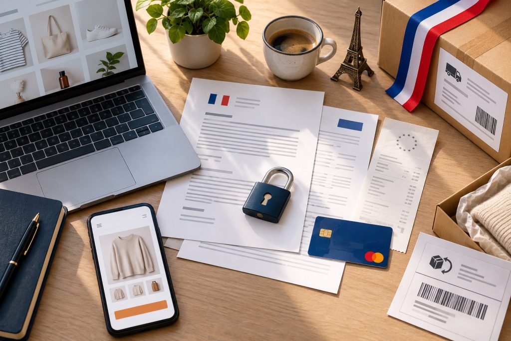 Documents, paiement et colis nécessaires au lancement d’une boutique Shopify en France